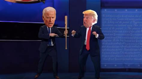 joe biden s run has late night looking for a fight the new york times