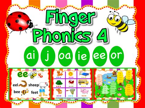 Phonics 4 Ai J Oa Ie Ee Or Animated Ppt 24 Slides Teaching
