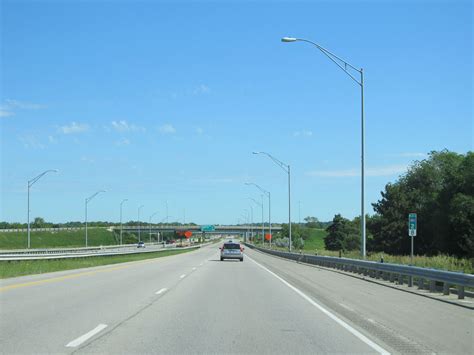 Nebraska Interstate 180 Northbound Cross Country Roads