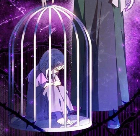 Two Anime Characters Standing In Front Of A Cage