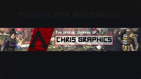 Chris Graphics Apex Legends Youtube Banner Template Download Youtube
