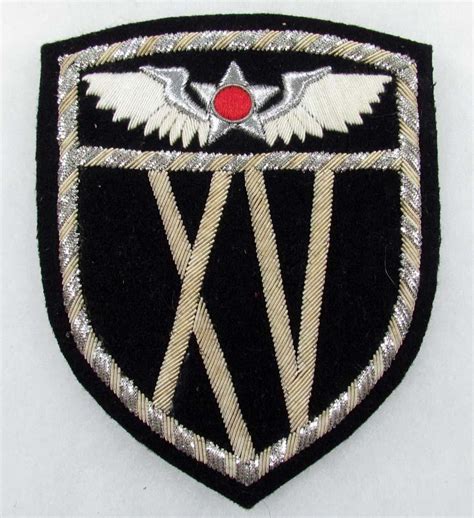 Ww2 Usaaf Air Corps 15th Air Force Sqadron Patch