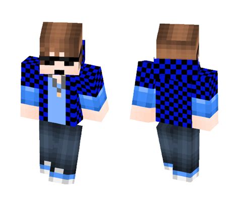 Download Blue Cool Boy Minecraft Skin For Free Superminecraftskins