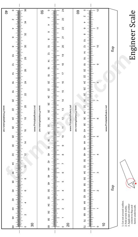 engineer scale   ruler template printable