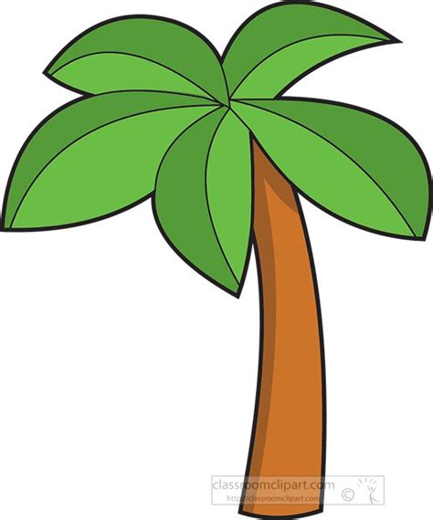 Palm Tree Clipart Easy Palm Trees Drawings Bodhiwasuen