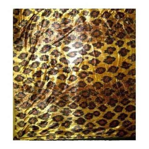 Kedarnath 55 Tiger Print Woven Poly Velvet Fabrics Rs 150 Meter ID