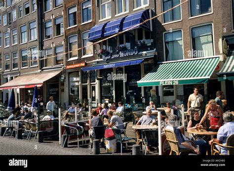 Amsterdam Cafe Restaurant Bar Pub Netherlands Stock Photo Alamy