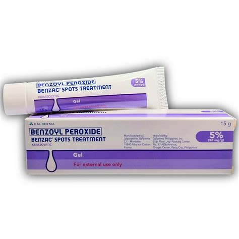 Benzoyl Peroxide 5 Cream • Skin Clean Dermatology Clinic