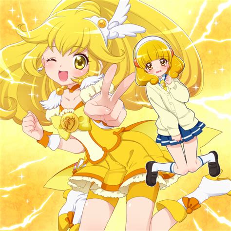 Kise Yayoi And Cure Peace Precure And More Drawn By Mochiya