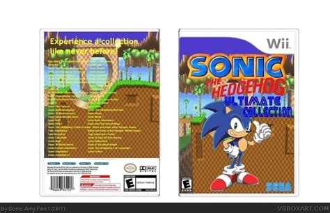 Sonic The Hedgehog Ultimate Collection Wii Box Art Cover By Sonic Amy Fan