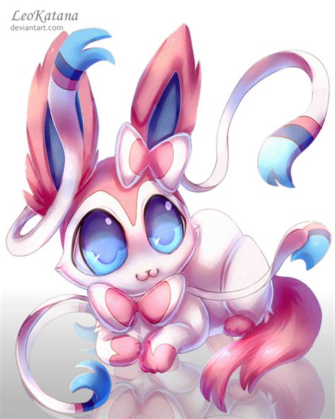 Pokemon Chibi Sylveon By Leokatana On Deviantart