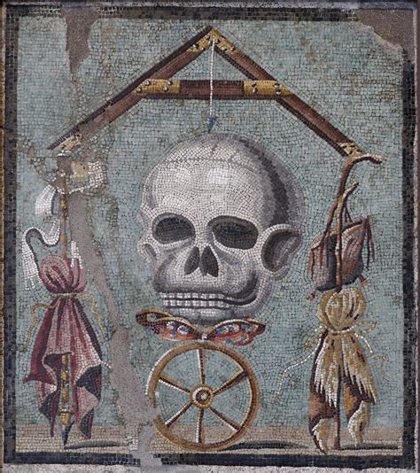 Memento Mori Laffascinante Mosaico Di Pompei Hermesmagazine