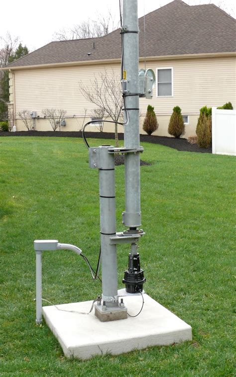 30' homemade antenna mast for ham radio. US Tower MARB-40 Free Standing Rotor Base with MA-40 ...