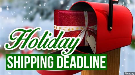 2019 Holiday Shipping Deadlines When To Ship Packages To Arrive By Dec
