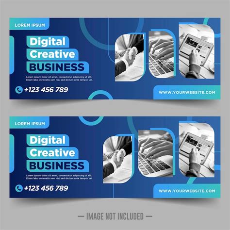 Premium Vector Corporate Social Media Banner Template