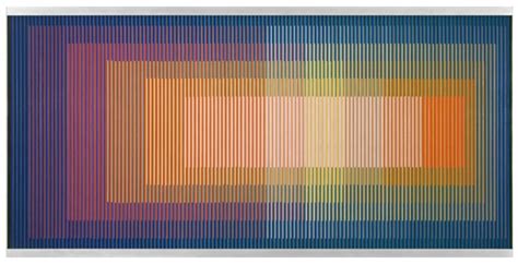 I speak about a cluster of sensations and mechanisms of exaltation generated by the medium. Physichromie 625 - Carlos Cruz-Diez - WikiArt.org - encyclopedia of visual arts