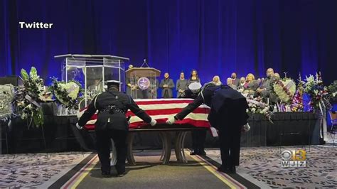 Mourners Pay Respects To Slain Baltimore Police Officer Keona Holley