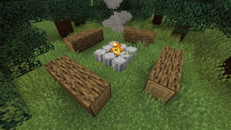 This My Campfire Design For More Armor Stand Build Ideas Go Here Youtu Be Wr92gmc7xhe