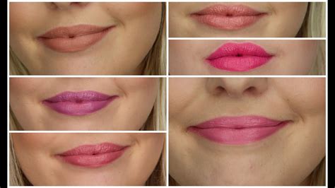 One Look 6 Lipstick Options ♡ Youtube