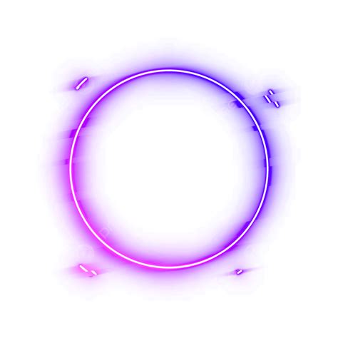 Neon Lights Effect Png Image Circle Green And Pink Neon Border Light