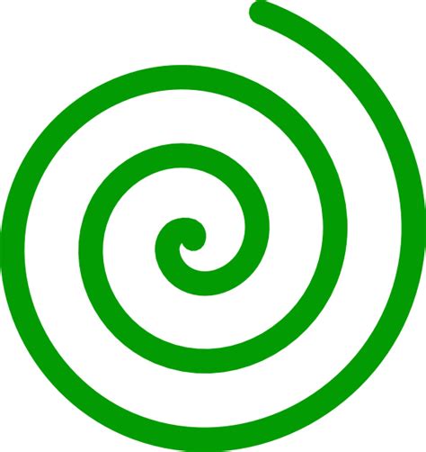 Spiral Green Clip Art At Vector Clip Art Online Royalty