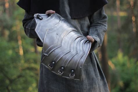 Steel Cuirass Chestandback Protection Larp Cosplay Etsy