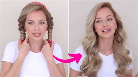 OVERNIGHT HEATLESS CURLS TUTORIAL Robe Curls Eduaspirant Com