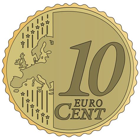 Vector Image Of 10 Euro Cent Free Svg