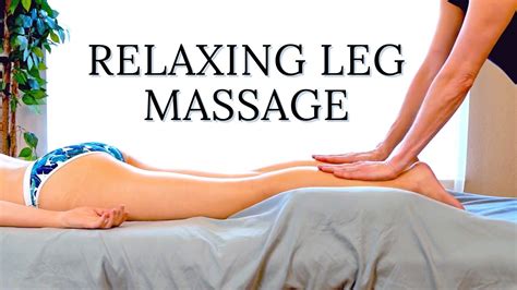 Ultra Deep Relaxing Leg Massage 💕 For Pain Relief And Muscle Soreness Sports Massage With Jade