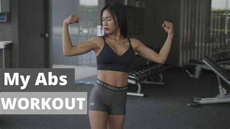 Fit Thai Girl Training Abs Abs Workout Youtube