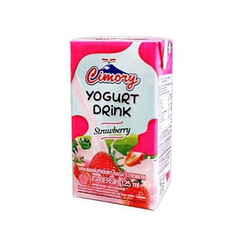 Cimory Yogurt Drink Strawberry UHT 125mL New Indonesia Distribution Hub