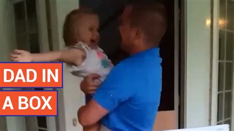 military dad surprises daughter in birthday present daily heart beat youtube