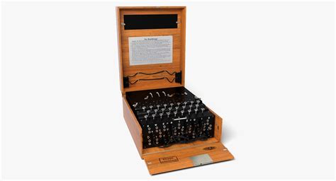 Enigma Cipher Machine 3d Turbosquid 1382657