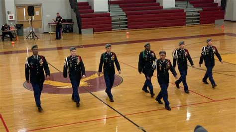 Union Hs Army Jrotc All Let Squad At Central Regional Hs Drill