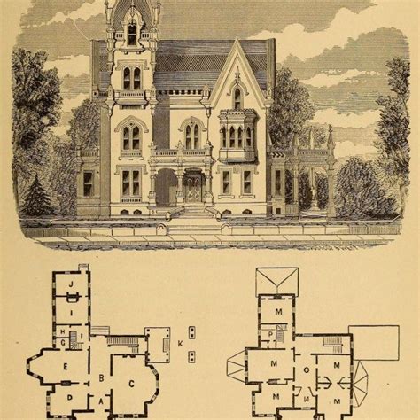 The gothic revival farmhouse look grew organically as the program for the house progressed. https://www.achildsplaceatmercy.org/image/design-for-a ...