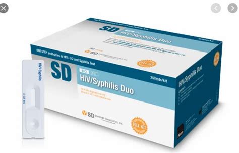 Immuochromatography Test Rapid Test Kit Hiv Syphilis Duo For