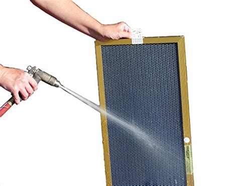 Buy X X Electrostatic Washable Permanent A C Furnace Air Filter Reusable Gold Frame