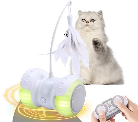 Interactive Robotic Cat Toys Pakoo Remote Contral Cat Toys For Indoor Cats Automaticmanual