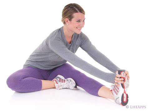 Single Leg Hamstring Stretch Stretches Pinterest Workout And