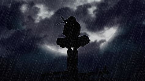 Uchiha Itachi In The Rain  Live Wallpaper By Me Rnaruto