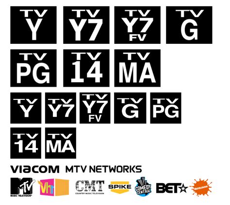 Viacom/MTV Networks TV rating designs (2001-2011) by TjsWorld2011 on ...