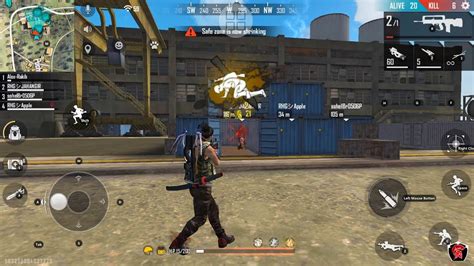 Garena Free Fire Gameplay Squad Youtube