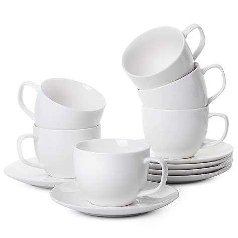 Buy BTäT Tea Cups and Saucers Set of oz with Gold Trim and Gift