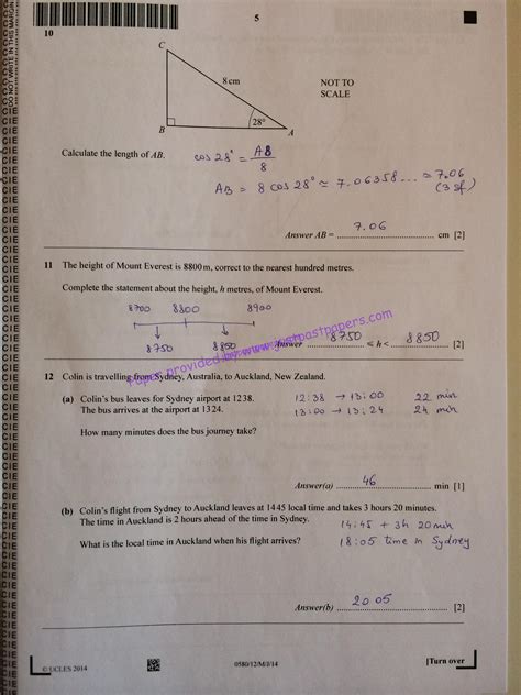 Igcse Maths Past Papers March 2019 Papers Exam