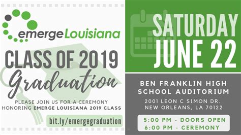Emerge Louisiana Graduation Ceremony Class Of 2019 Emerge Louisiana