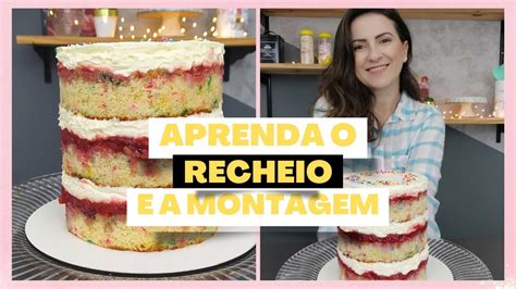 Bolo Naked Cake Recheio De Cream Cheese Youtube