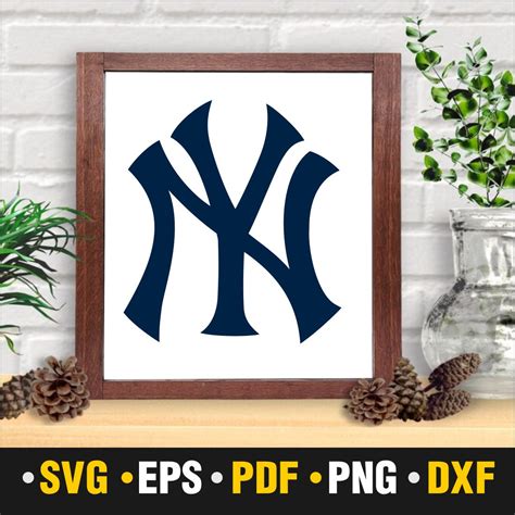 New York Yankees Svg Ny Svg Vector Cut File Cricut Silhouette Pdf