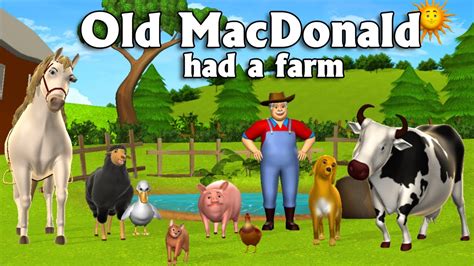Old Macdonald Had A Farm Kids Songs And Classic Nursery Rhymes Kids