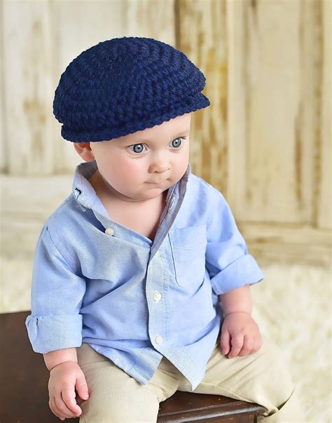 Baby Boy Hat 24 Colors Newsboy Cap For Christmas Coming Home Etsy