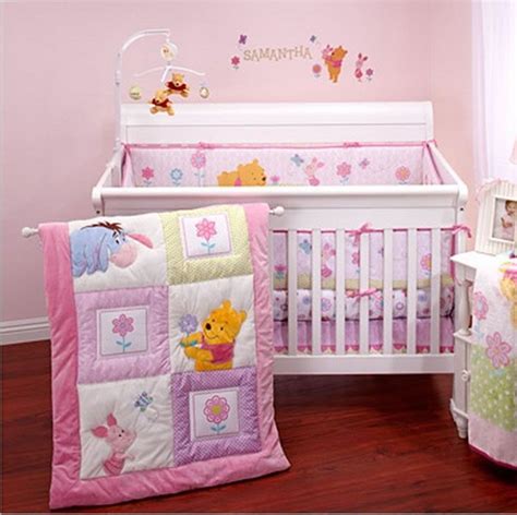 Winnie The Pooh Sunny Hunny Day 4 Piece Crib Bedding Set Bedding